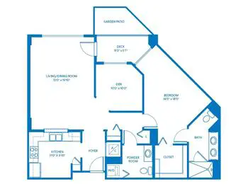 Floorplan of Vi at Palo Alto, Assisted Living, Nursing Home, Independent Living, CCRC, Palo Alto, CA 16