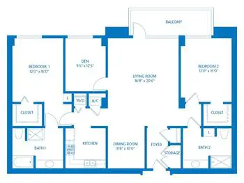 Floorplan of Vi at La Jolla Village, Assisted Living, Nursing Home, Independent Living, CCRC, San Diego, CA 18