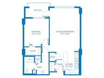 Floorplan of Scottsdale Vi at Silverstone, Assisted Living, Nursing Home, Independent Living, CCRC, Scottsdale, AZ 1