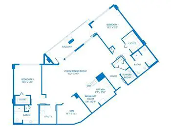 Floorplan of Scottsdale Vi at Silverstone, Assisted Living, Nursing Home, Independent Living, CCRC, Scottsdale, AZ 13