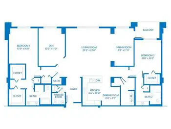 Floorplan of Scottsdale Vi at Silverstone, Assisted Living, Nursing Home, Independent Living, CCRC, Scottsdale, AZ 15