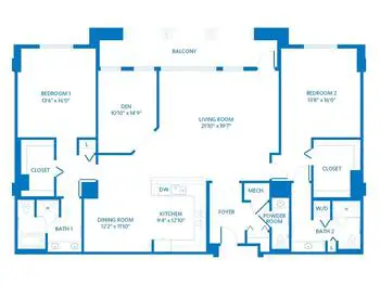 Floorplan of Scottsdale Vi at Silverstone, Assisted Living, Nursing Home, Independent Living, CCRC, Scottsdale, AZ 17