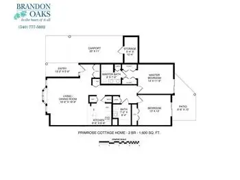 Floorplan of Brandon Oaks, Assisted Living, Nursing Home, Independent Living, CCRC, Roanoke, VA 5