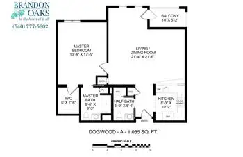 Floorplan of Brandon Oaks, Assisted Living, Nursing Home, Independent Living, CCRC, Roanoke, VA 7