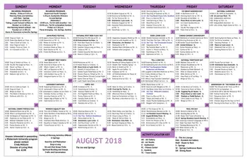 Activity Calendar of The Watermark at 3030 Park, Assisted Living, Nursing Home, Independent Living, CCRC, Bridgeport, CT 2