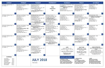 Activity Calendar of The Fountains at The Albemarle, Assisted Living, Nursing Home, Independent Living, CCRC, Tarboro, NC 15