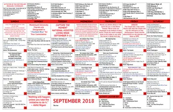 Activity Calendar of The Fountains at Boca Ciega Bay, Assisted Living, Nursing Home, Independent Living, CCRC, South Pasadena, FL 6