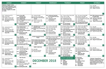Activity Calendar of The Fountains at Canterbury, Assisted Living, Nursing Home, Independent Living, CCRC, Oklahoma City, OK 6