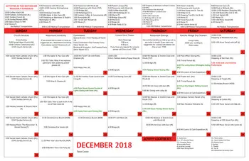Activity Calendar of The Fountains at The Carlotta, Assisted Living, Nursing Home, Independent Living, CCRC, Palm Desert, CA 14