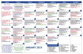 Activity Calendar of Fountains at Lake Pointe Woods, Assisted Living, Nursing Home, Independent Living, CCRC, Sarasota, FL 12