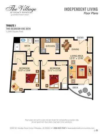 Floorplan of  Independence Village of Waukee, Assisted Living, Nursing Home, Independent Living, CCRC, Waukee, IA 13