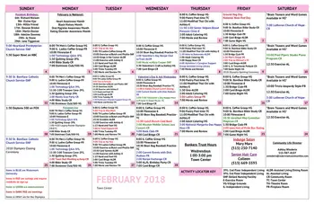 Activity Calendar of  Independence Village of Waukee, Assisted Living, Nursing Home, Independent Living, CCRC, Waukee, IA 4