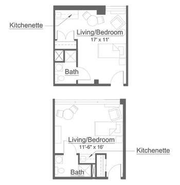 Floorplan of Wesley Enhanced Living Burholme, Assisted Living, Nursing Home, Independent Living, CCRC, Philadelphia, PA 2