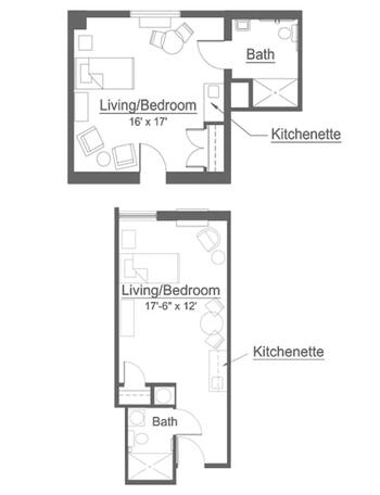 Floorplan of Wesley Enhanced Living Burholme, Assisted Living, Nursing Home, Independent Living, CCRC, Philadelphia, PA 4