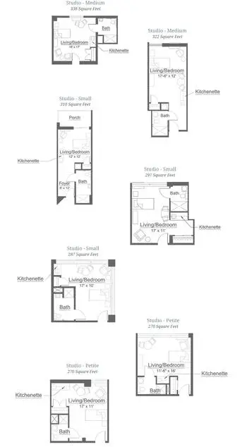 Floorplan of Wesley Enhanced Living Burholme, Assisted Living, Nursing Home, Independent Living, CCRC, Philadelphia, PA 6