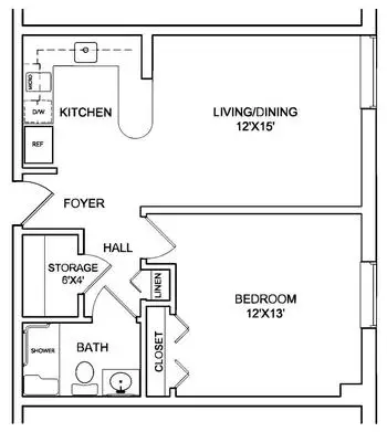 Floorplan of Wesley Enhanced Living Doylestown, Assisted Living, Nursing Home, Independent Living, CCRC, Doylestown, PA 1