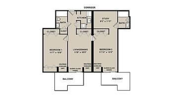 Floorplan of Wesley Enhanced Living Stapeley, Assisted Living, Nursing Home, Independent Living, CCRC, Philadelphia, PA 5