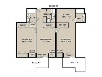 Floorplan of Wesley Enhanced Living Stapeley, Assisted Living, Nursing Home, Independent Living, CCRC, Philadelphia, PA 6