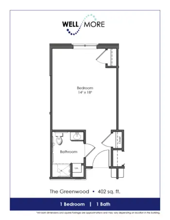 Floorplan of Wellmore of Lexington, Assisted Living, Nursing Home, Independent Living, CCRC, Lexington, SC 5