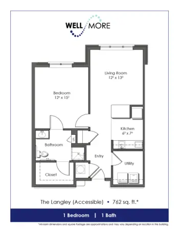 Floorplan of Wellmore of Lexington, Assisted Living, Nursing Home, Independent Living, CCRC, Lexington, SC 9