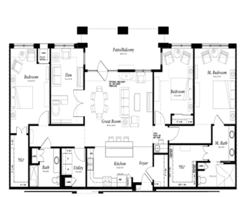Floorplan of Edgewater, Assisted Living, Nursing Home, Independent Living, CCRC, West Des Moines, IA 1
