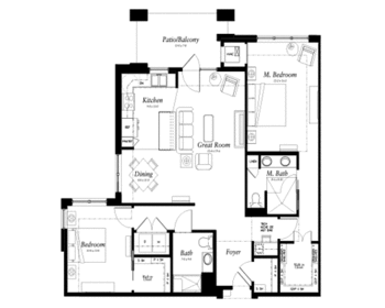Floorplan of Edgewater, Assisted Living, Nursing Home, Independent Living, CCRC, West Des Moines, IA 5