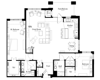 Floorplan of Edgewater, Assisted Living, Nursing Home, Independent Living, CCRC, West Des Moines, IA 7