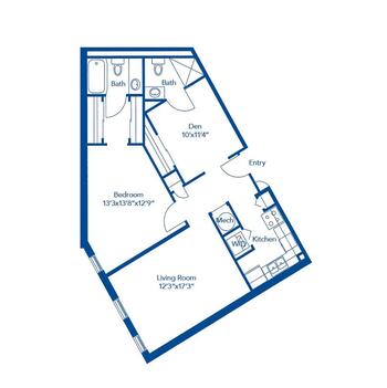 Floorplan of Wesley Woods Newnan, Assisted Living, Nursing Home, Independent Living, CCRC, Newnan, GA 2