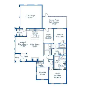 Floorplan of Wesley Woods Newnan, Assisted Living, Nursing Home, Independent Living, CCRC, Newnan, GA 4