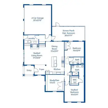 Floorplan of Wesley Woods Newnan, Assisted Living, Nursing Home, Independent Living, CCRC, Newnan, GA 8