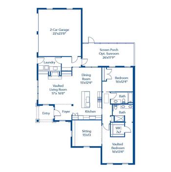 Floorplan of Wesley Woods Newnan, Assisted Living, Nursing Home, Independent Living, CCRC, Newnan, GA 9