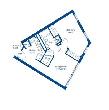Floorplan of Wesley Woods Newnan, Assisted Living, Nursing Home, Independent Living, CCRC, Newnan, GA 12