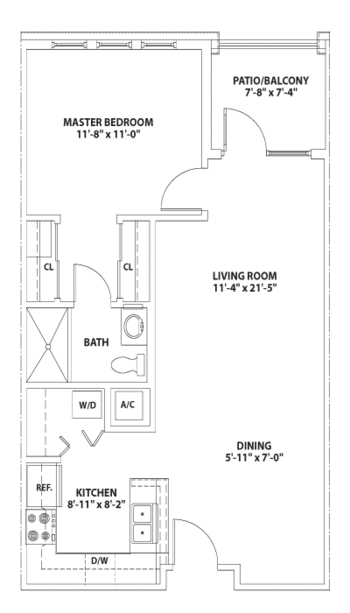 Floorplan of St. George Village, Assisted Living, Nursing Home, Independent Living, CCRC, Roswell, GA 3