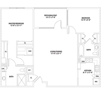 Floorplan of St. George Village, Assisted Living, Nursing Home, Independent Living, CCRC, Roswell, GA 5
