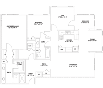 Floorplan of St. George Village, Assisted Living, Nursing Home, Independent Living, CCRC, Roswell, GA 7