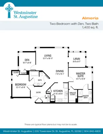 Floorplan of Westminster St. Augustine, Assisted Living, Nursing Home, Independent Living, CCRC, Saint Augustine, FL 1