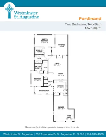 Floorplan of Westminster St. Augustine, Assisted Living, Nursing Home, Independent Living, CCRC, Saint Augustine, FL 3