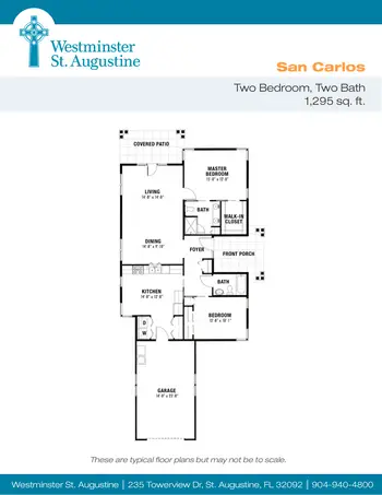 Floorplan of Westminster St. Augustine, Assisted Living, Nursing Home, Independent Living, CCRC, Saint Augustine, FL 8