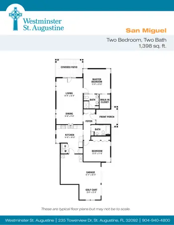 Floorplan of Westminster St. Augustine, Assisted Living, Nursing Home, Independent Living, CCRC, Saint Augustine, FL 11
