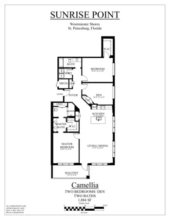 Floorplan of Westminster Shores, Assisted Living, Nursing Home, Independent Living, CCRC, Saint Petersburg, FL 1