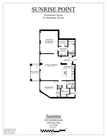 Floorplan of Westminster Shores, Assisted Living, Nursing Home, Independent Living, CCRC, Saint Petersburg, FL 4