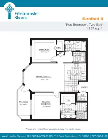 Floorplan of Westminster Shores, Assisted Living, Nursing Home, Independent Living, CCRC, Saint Petersburg, FL 10