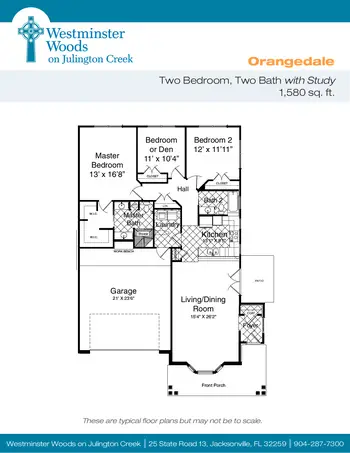 Floorplan of Westminster Woods on Julington Creek, Assisted Living, Nursing Home, Independent Living, CCRC, Jacksonville, FL 2
