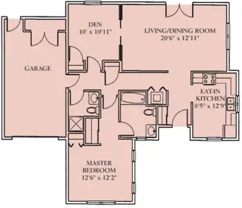 Floorplan of Laurelbrooke Landing, Assisted Living, Nursing Home, Independent Living, CCRC, Brookville, PA 4