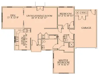Floorplan of Laurelbrooke Landing, Assisted Living, Nursing Home, Independent Living, CCRC, Brookville, PA 3