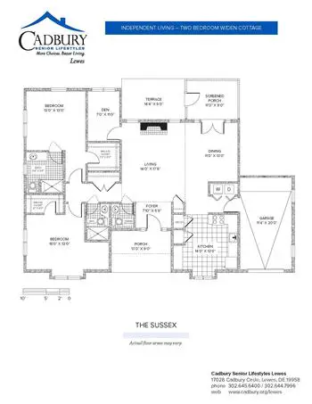 Floorplan of The Moorings at Lewes, Assisted Living, Nursing Home, Independent Living, CCRC, Lewes, DE 9
