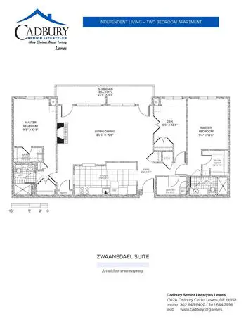 Floorplan of The Moorings at Lewes, Assisted Living, Nursing Home, Independent Living, CCRC, Lewes, DE 10