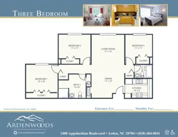 Floorplan of Ardenwoods, Assisted Living, Nursing Home, Independent Living, CCRC, Arden, NC 2