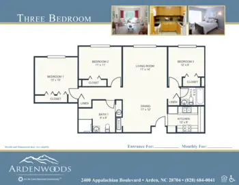 Floorplan of Ardenwoods, Assisted Living, Nursing Home, Independent Living, CCRC, Arden, NC 3