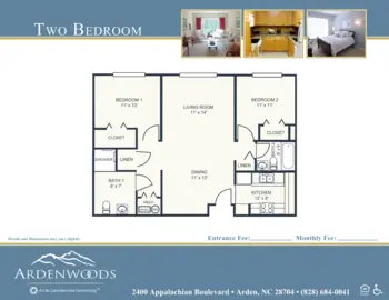 Floorplan of Ardenwoods, Assisted Living, Nursing Home, Independent Living, CCRC, Arden, NC 7